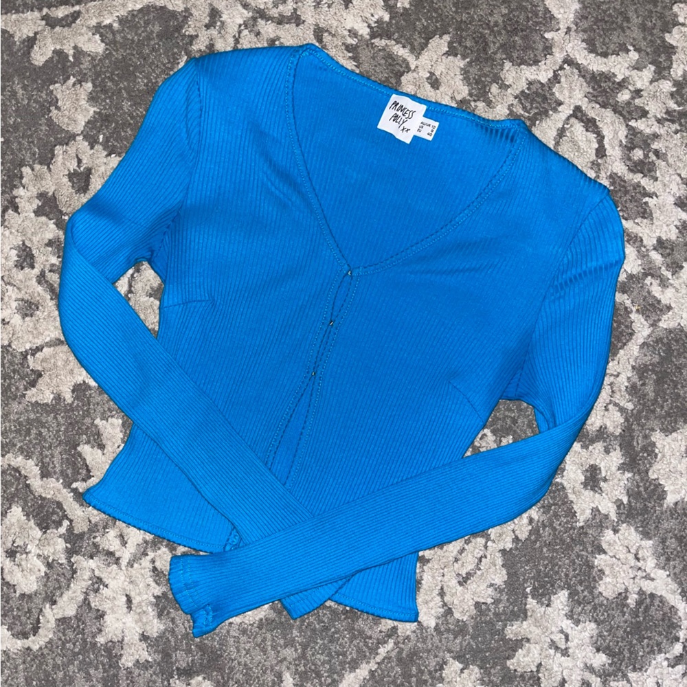 Teal Clasp Top